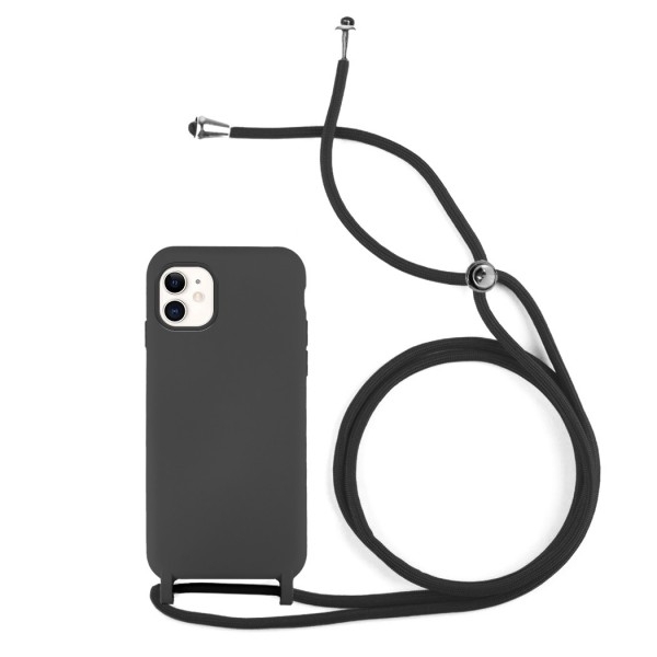 Funda Gel Silicona Suave con Cordón iPhone 11 Pro