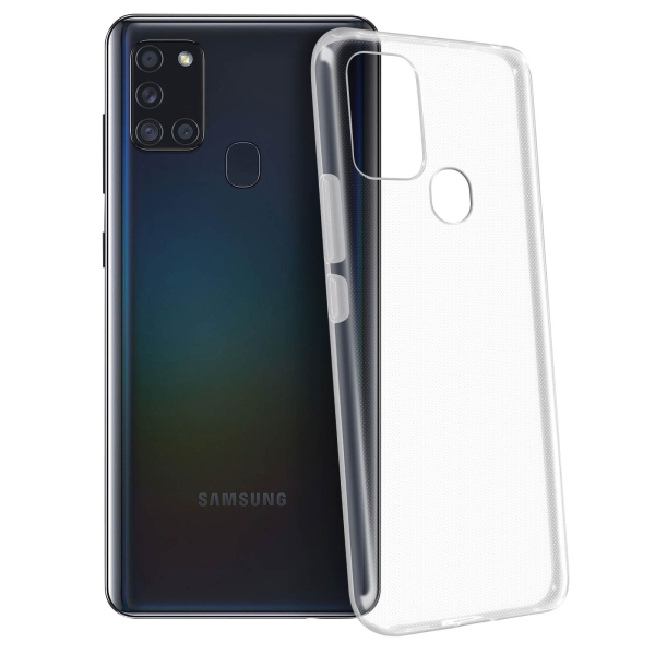 Funda Silicona Transparente Samsung Galaxy A21